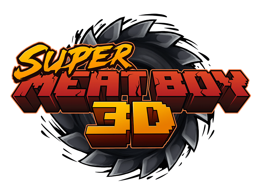 Super Meat Boy 3D Logo
